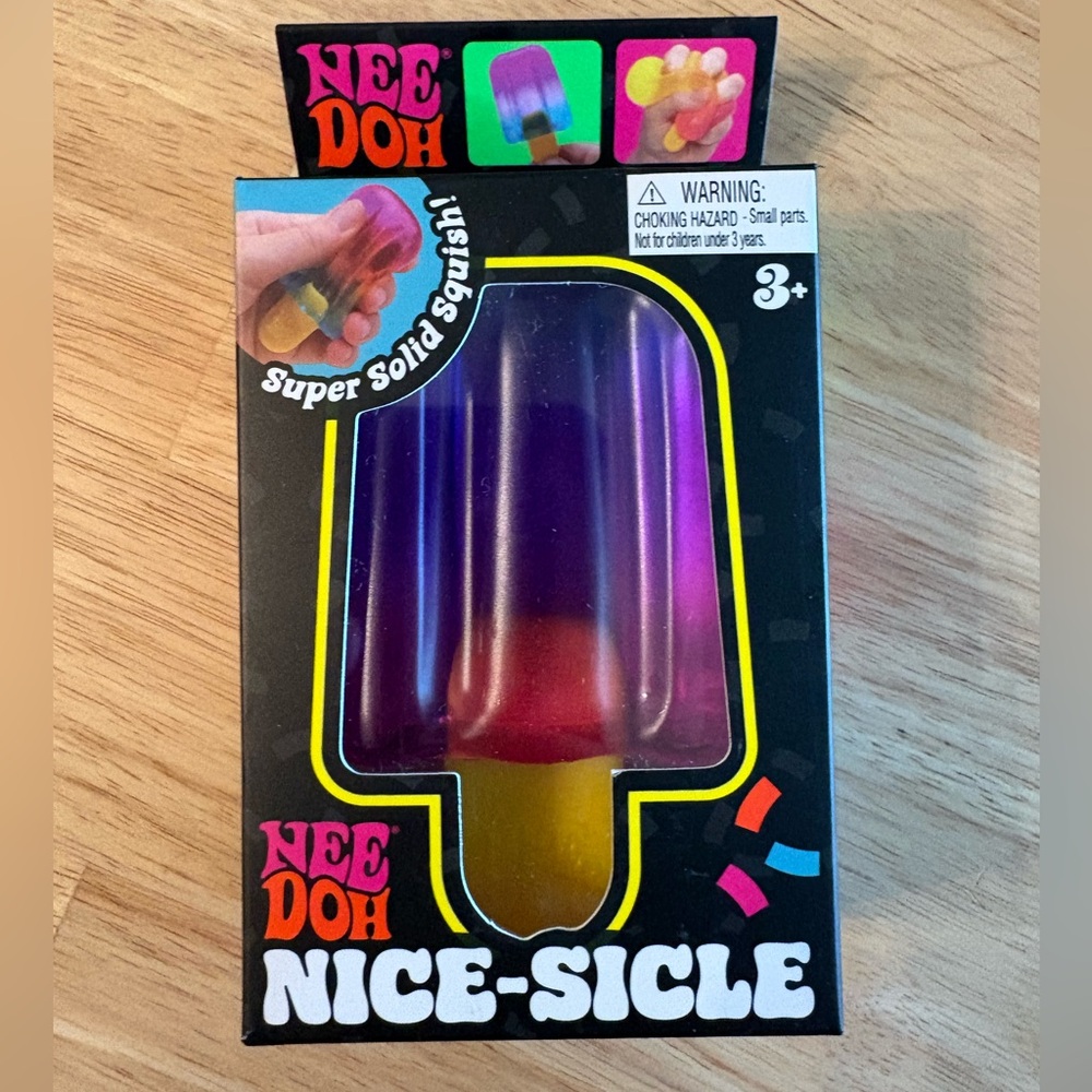 Kids Purple & Yellow Nice-Sicle Super Solid Squish Toy